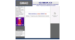 Desktop Screenshot of gmao.es